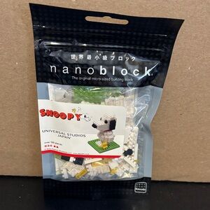 NEW! Snoopy Nanoblock Building Set
